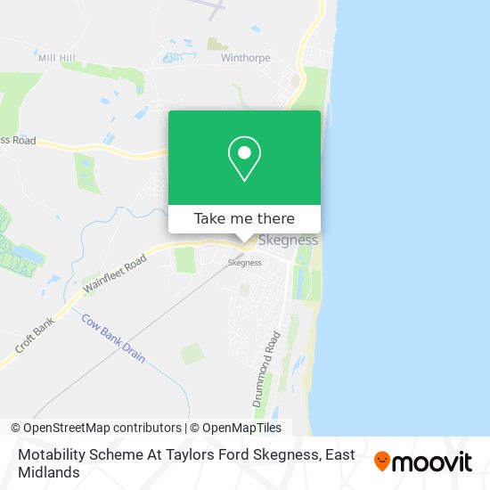 Motability Scheme At Taylors Ford Skegness map