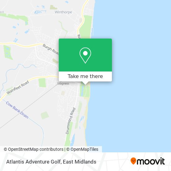 Atlantis Adventure Golf map