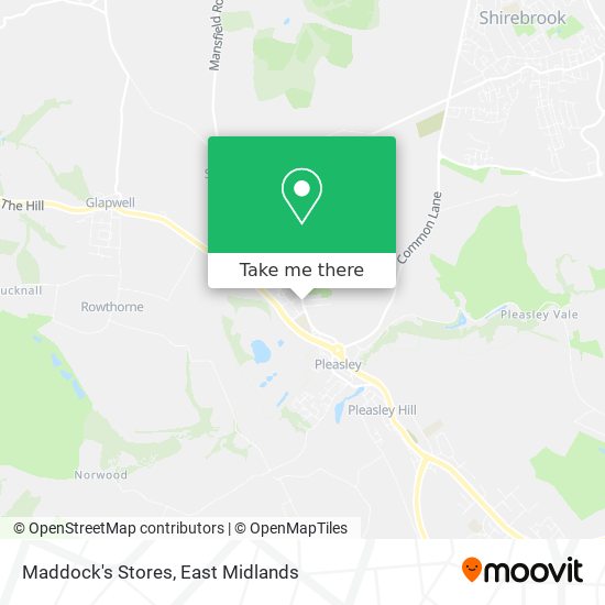 Maddock's Stores map