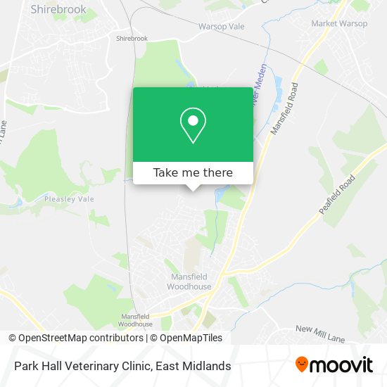 Park Hall Veterinary Clinic map
