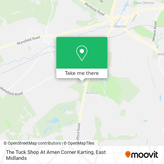 The Tuck Shop At Amen Corner Karting map