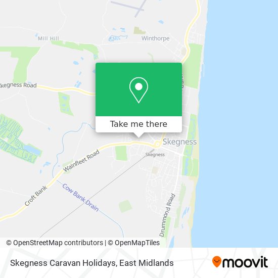 Skegness Caravan Holidays map