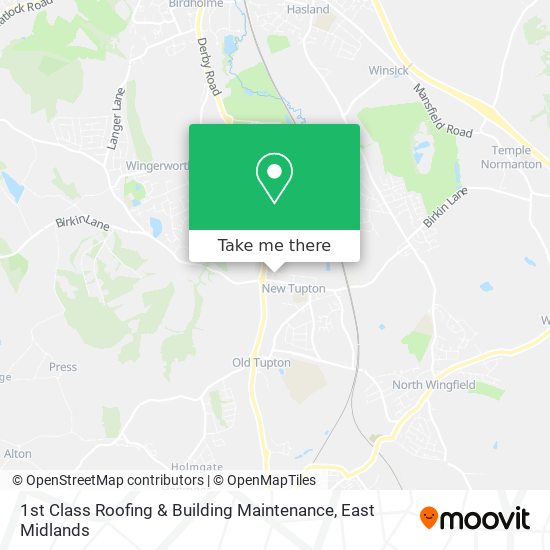 1st Class Roofing & Building Maintenance map