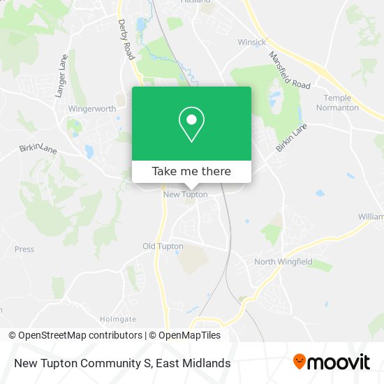 New Tupton Community S map