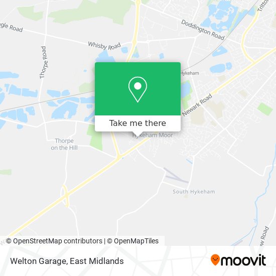 Welton Garage map