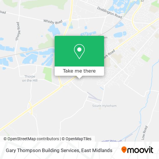 Gary Thompson Building Services map