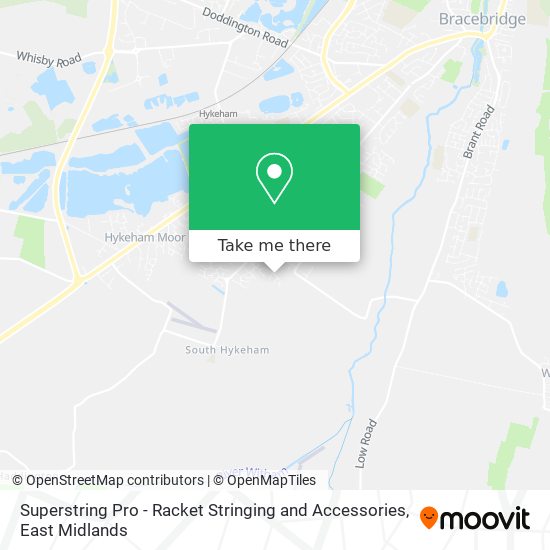 Superstring Pro - Racket Stringing and Accessories map