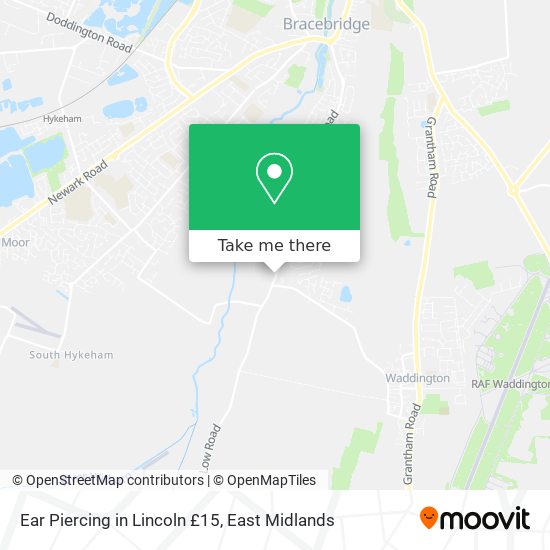 Ear Piercing in Lincoln £15 map