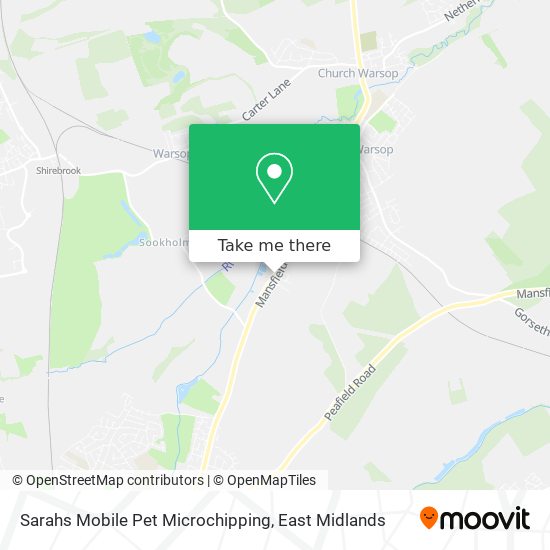 Sarahs Mobile Pet Microchipping map