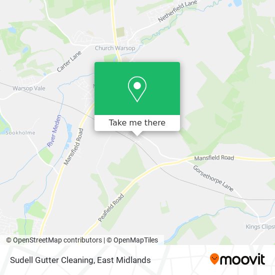 Sudell Gutter Cleaning map