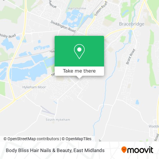 Body Bliss Hair Nails & Beauty map