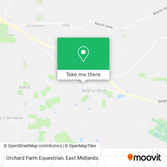 Orchard Farm Equestrian map