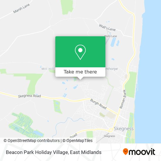 Beacon Park Holiday Village map