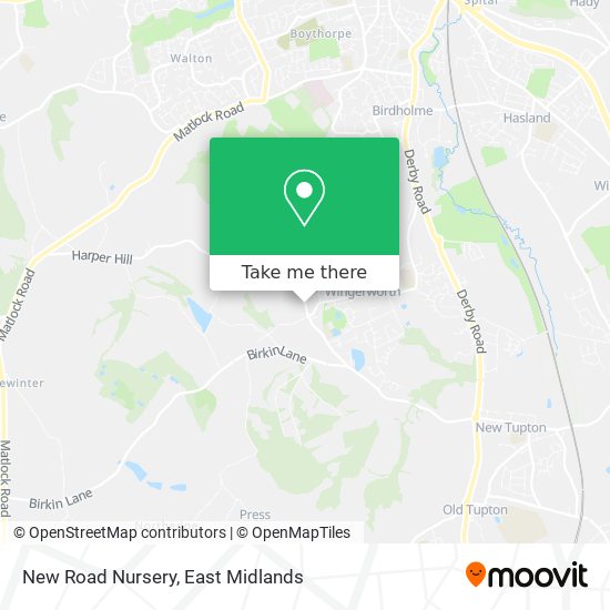 New Road Nursery map