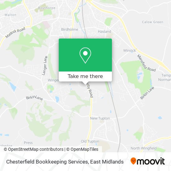 Chesterfield Bookkeeping Services map