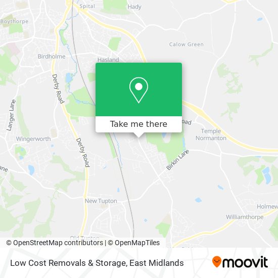 Low Cost Removals & Storage map