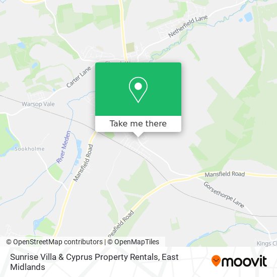 Sunrise Villa & Cyprus Property Rentals map