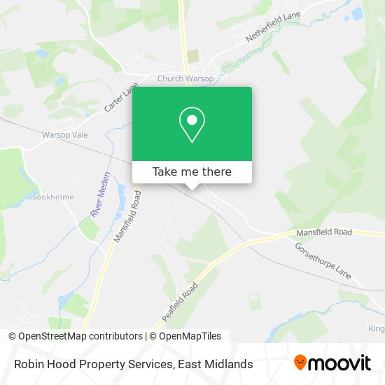 Robin Hood Property Services map