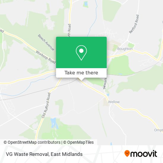 VG Waste Removal map