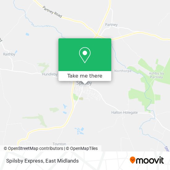 Spilsby Express map