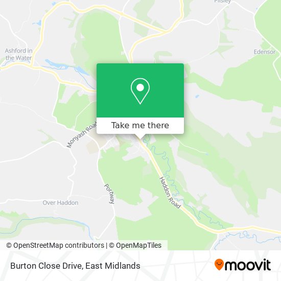 Burton Close Drive map