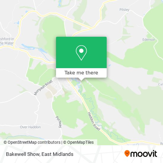 Bakewell Show map