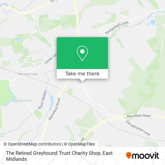 The Retired Greyhound Trust Charity Shop map