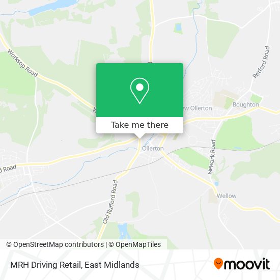 MRH Driving Retail map