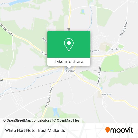 White Hart Hotel map