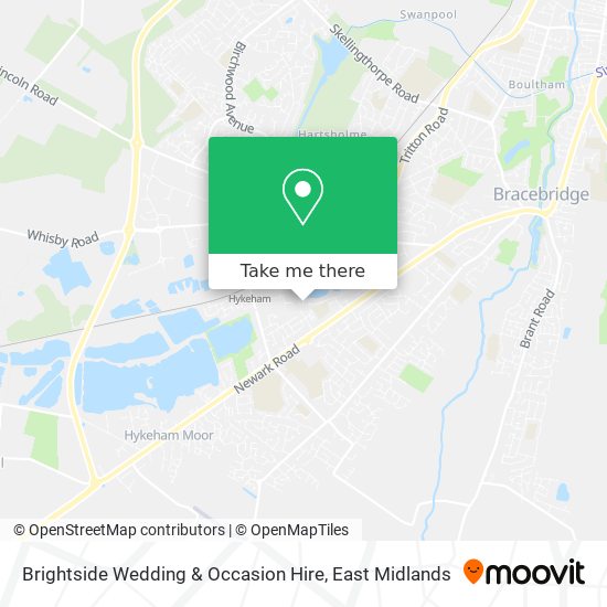 Brightside Wedding & Occasion Hire map