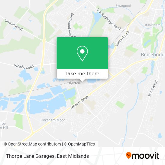 Thorpe Lane Garages map
