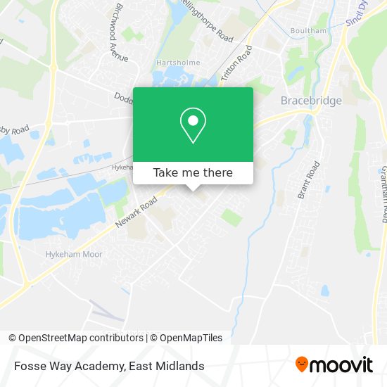 Fosse Way Academy map