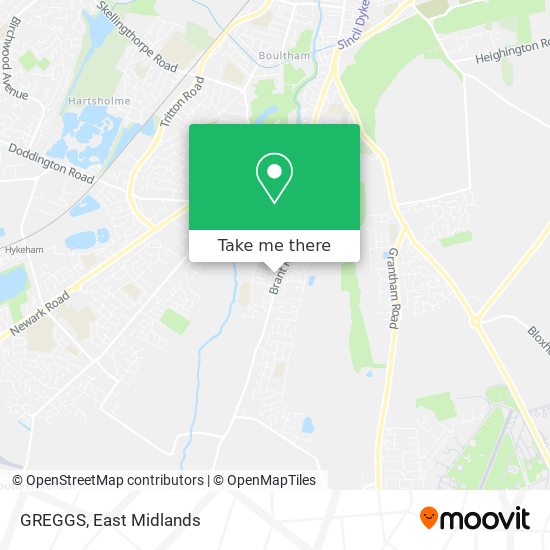 GREGGS map