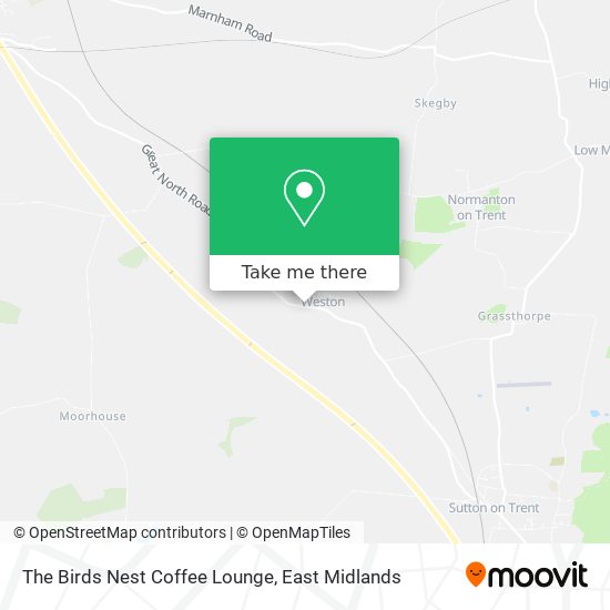 The Birds Nest Coffee Lounge map