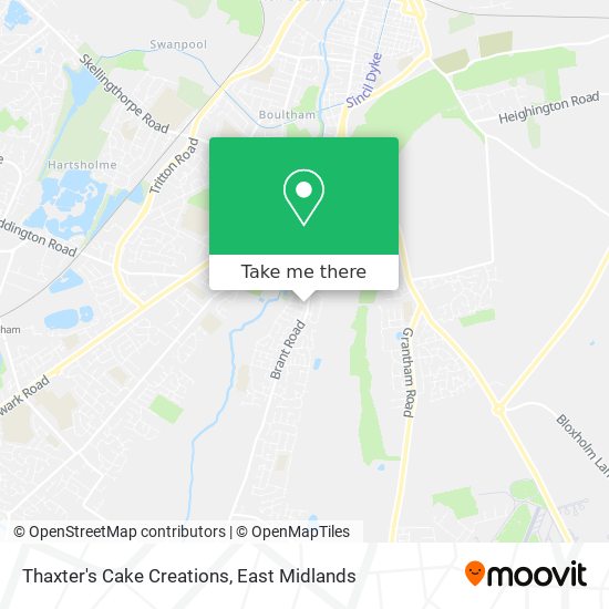 Thaxter's Cake Creations map