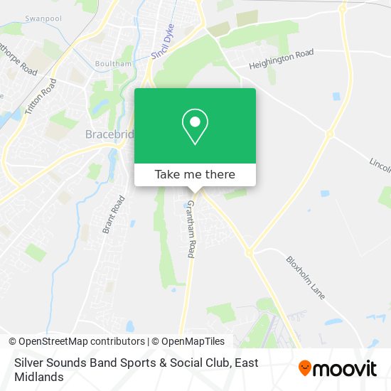 Silver Sounds Band Sports & Social Club map