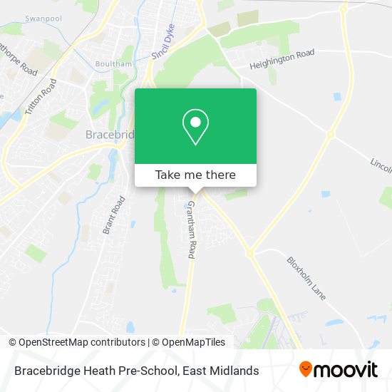 Bracebridge Heath Pre-School map