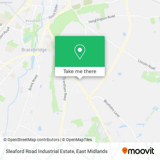 Sleaford Road Industrial Estate map