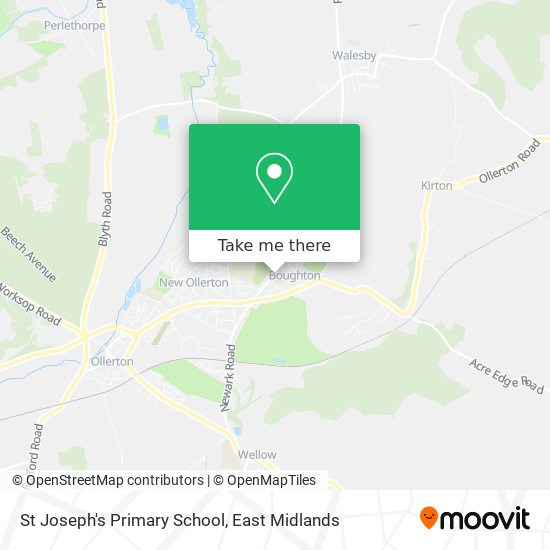 St Joseph's Primary School map