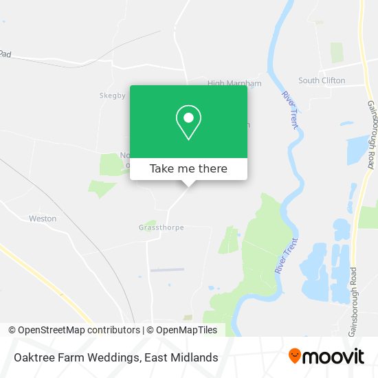 Oaktree Farm Weddings map