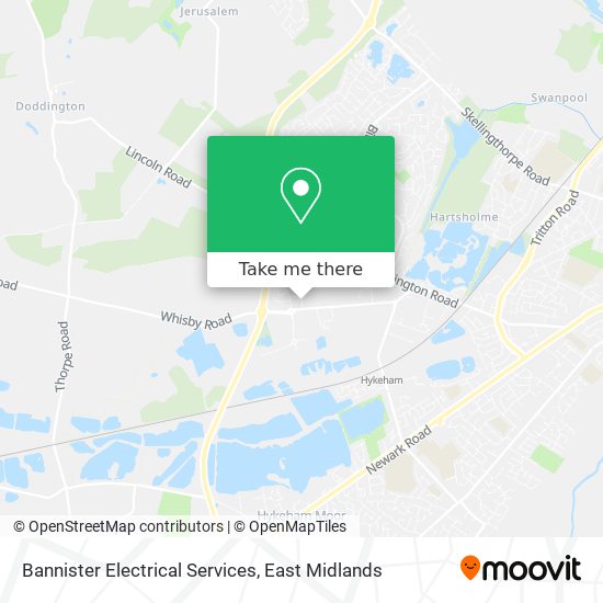 Bannister Electrical Services map