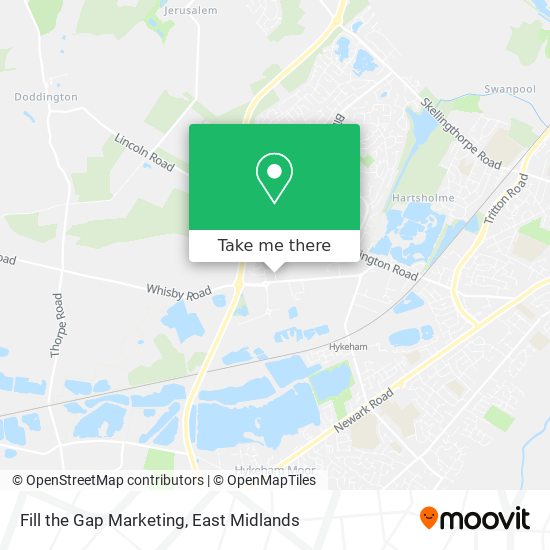 Fill the Gap Marketing map