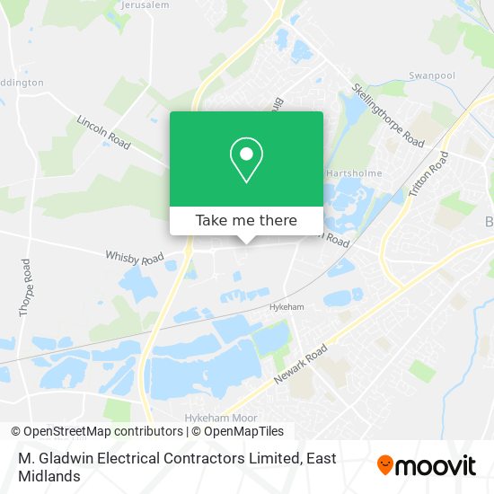 M. Gladwin Electrical Contractors Limited map