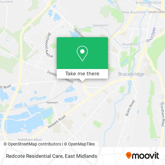 Redcote Residential Care map
