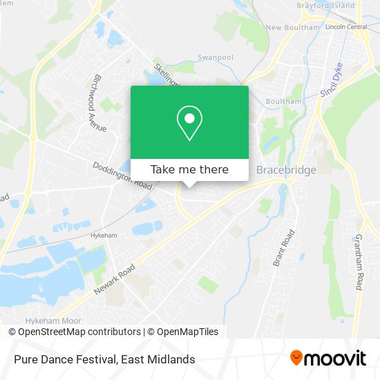 Pure Dance Festival map