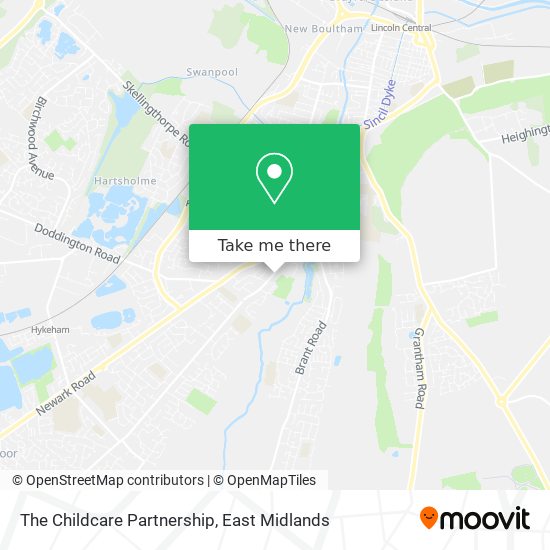 The Childcare Partnership map