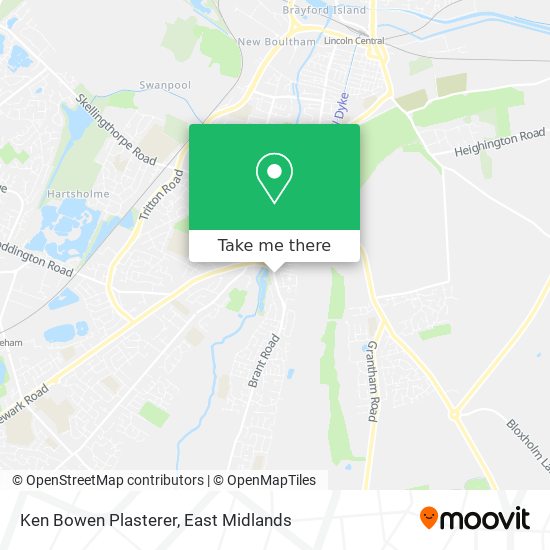 Ken Bowen Plasterer map