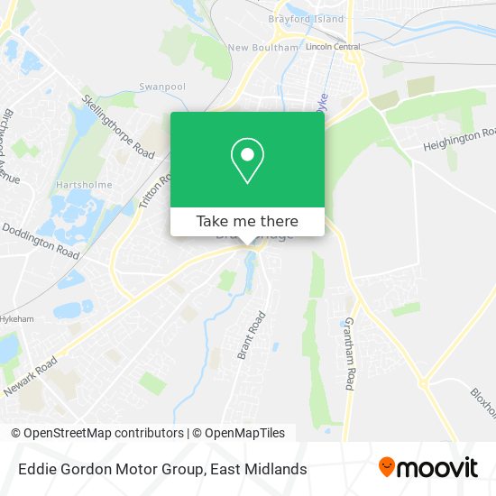 Eddie Gordon Motor Group map
