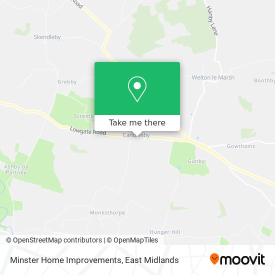 Minster Home Improvements map