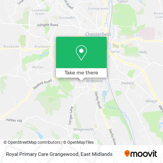 Royal Primary Care Grangewood map